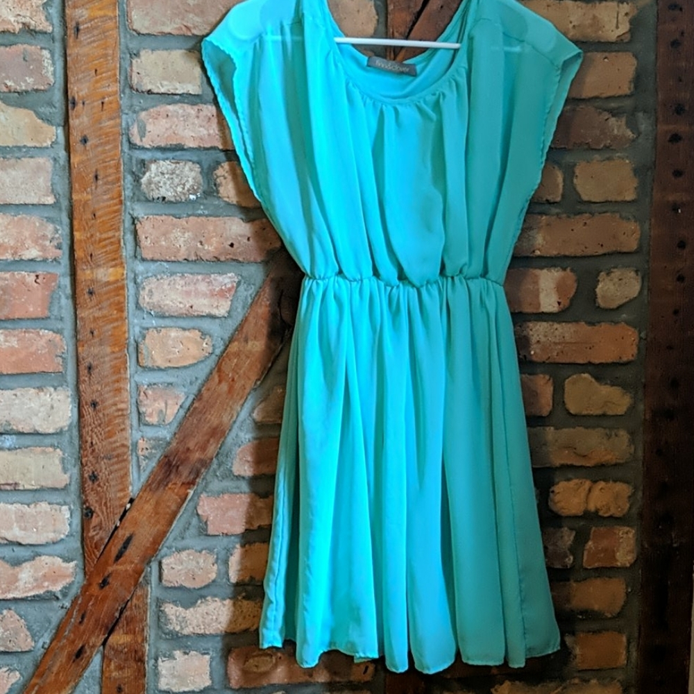 Mint Green Sleeveless dress